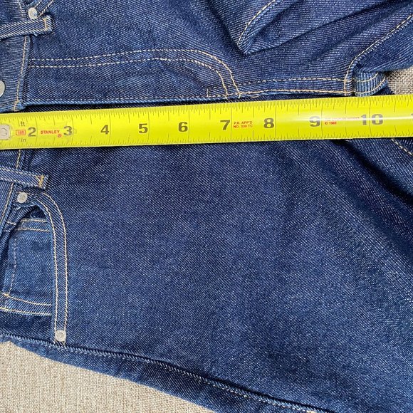 Levi's 721 Selvedge Skinny Denim Jean Women 25 x 30 High Rise Italian Fabric NWT - Picture 13 of 16